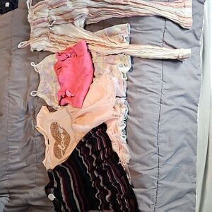 5pc bundle girls dresses jumper and shirt size 8